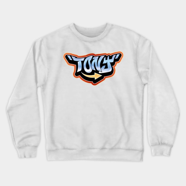 TONY Crewneck Sweatshirt by WildMeART